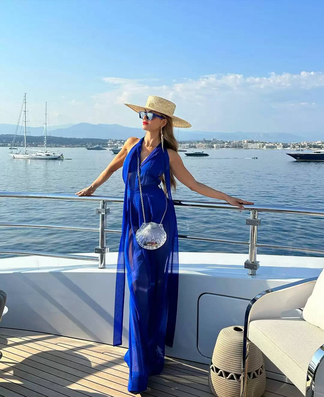 Photo Gallery: Natasha Poonawala showed her stylish style in blue ...