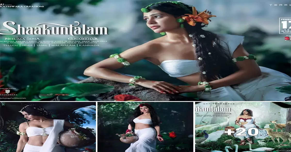 Photos: Samantha Ruth Prabhu Looks Pretty In Shakuntala Avatar, Check Pics