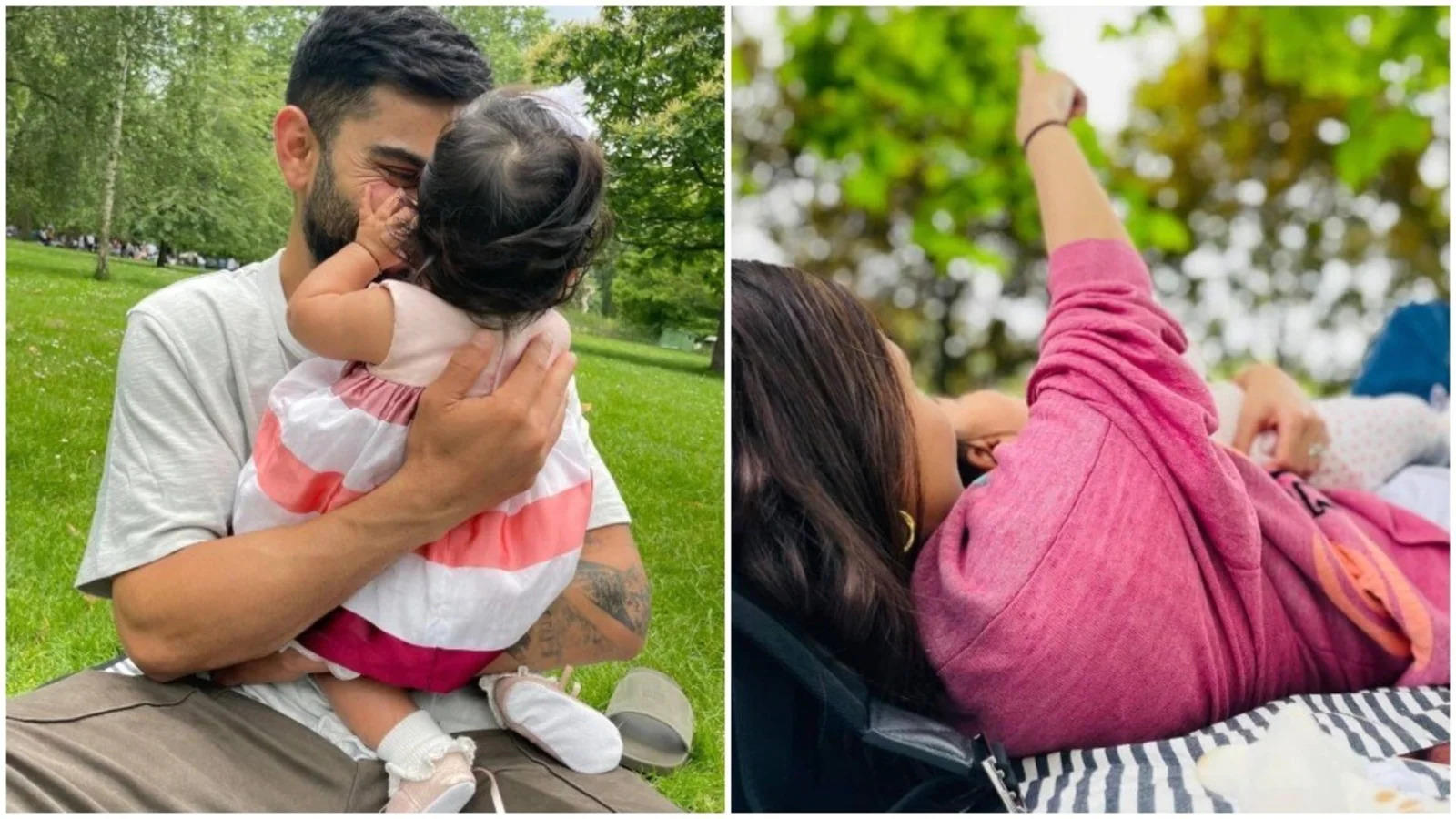 Anushka Sharma Shares Photos With Virat Kohli And Daughter Vamika Kohli