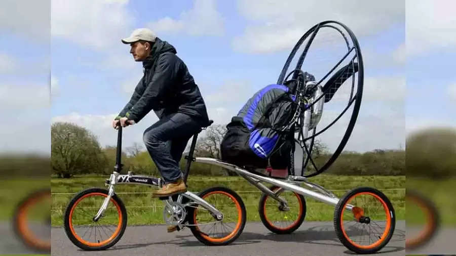 flying pedal bike