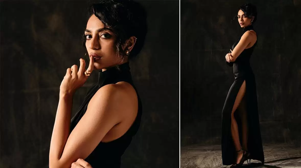 Photos: Sobhita Dhulipala is looking very beautiful in a black dress ...