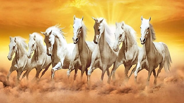 Know the importance and direction of placing a picture of seven horses ...